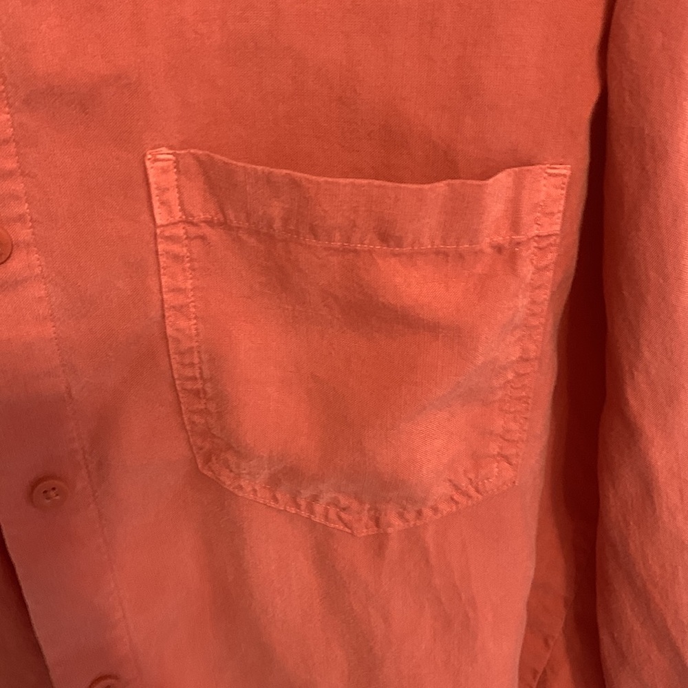Rust colored button up - Picture 3 of 4
